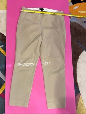 J. Crew Khaki Beige Zip-Front Pants